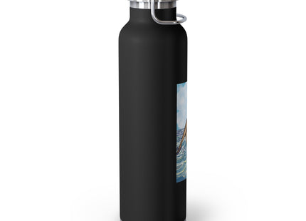 Playful Waves and Fashion Follies Copper Vacuum Insulated Bottle, 22oz