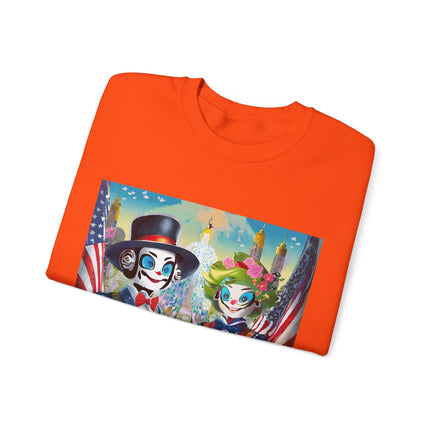 Cyber Punk Warrior Robots Unisex Heavy Blend™ Crewneck Sweatshirt