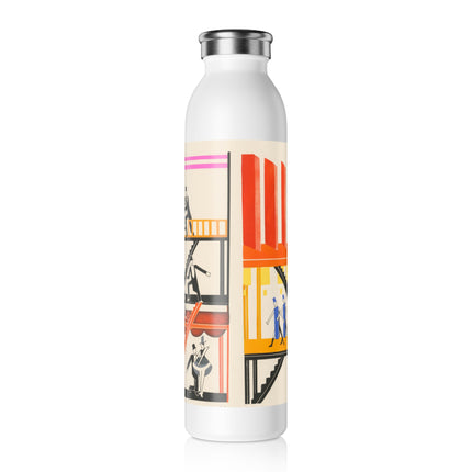 Maquettes de Théatre 4 by Alexandra Exter Slim Water Bottle