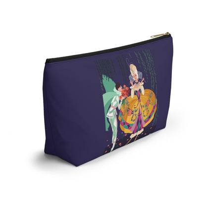 Enchanted Courtship Cosmetic Bag – Whimsical Elegance & Floral Romance