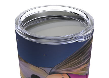 Slumbering Fairy on a Mushroom Tumbler 20oz