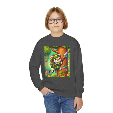 Stealthy Stripes Youth Crewneck Sweatshirt