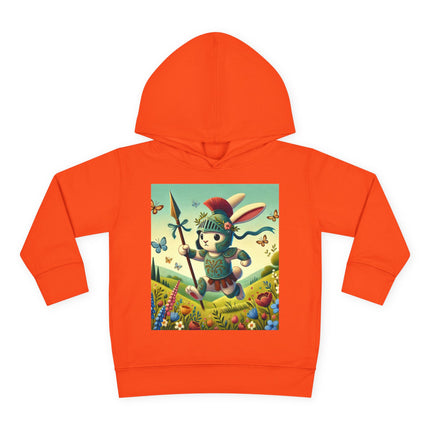 Rabbit Gladiator Toddler Pullover Fleece Hoodie