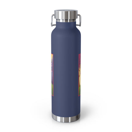 A Dance of Colors and Serenity by Carlo Chiostri Copper Vacuum Insulated Bottle, 22oz