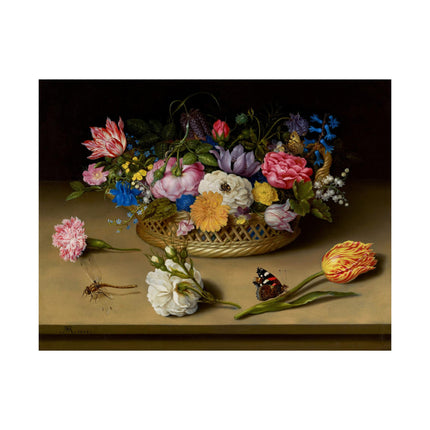 Flower Still Life by Ambrosius Bosschaert Matte Horizontal Posters