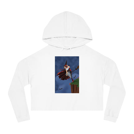 The Enchanted Witch Women’s Cropped Hooded Sweatshirt