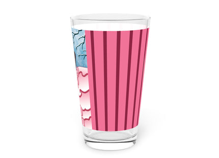 Winter Rose Empress Glass, 16oz