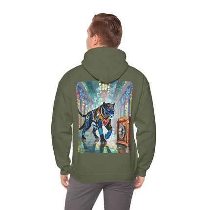 Cyber Panther’s Hunt – Heavy Blend™ Hooded Sweatshirt