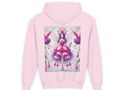 Fuchsia Fairy Youth Heavy Blend Hooded Sweatshirt