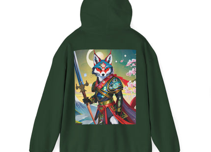 Cyberpunk Samurai Fox – Heavy Blend™ Hooded Sweatshirt