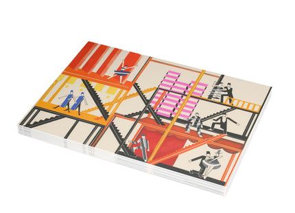 Maquettes de Théatre 4 by Alexandra Exter Postcards (envelopes included) - Bundles of 10, 30, and 50 Pieces