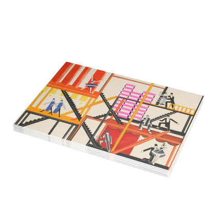 Maquettes de Théatre 4 by Alexandra Exter Postcards (envelopes included) - Bundles of 10, 30, and 50 Pieces