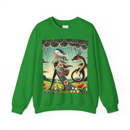 The Dragon Fairy’s Stride Heavy Blend™ Crewneck Sweatshirt