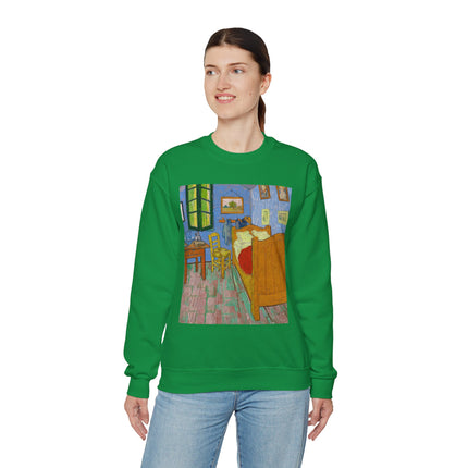 The Bedroom by Vincent van Gogh Heavy Blend™ Crewneck Sweatshirt
