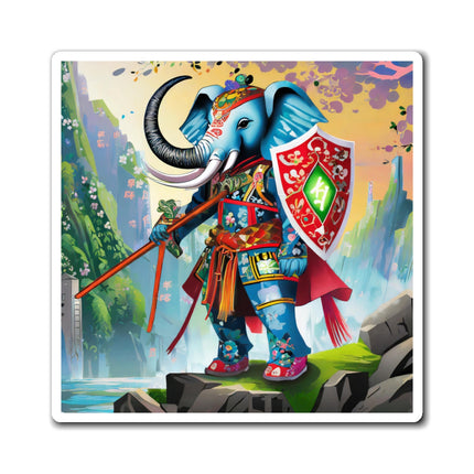 Cyberpunk Elephant Magnet (3 Sizes)