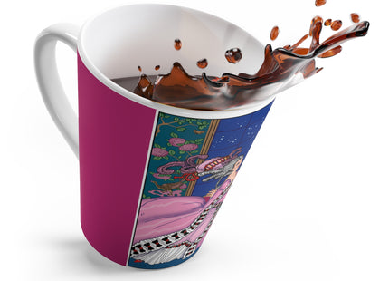 The Jealous Parrot by George Barbier Latte Mug