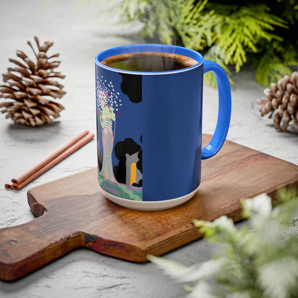 Butterfly Enchantress Colorful Mugs – Ethereal Art Deco Magic & Transformation