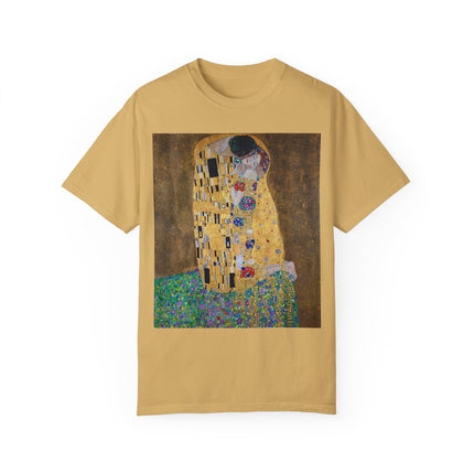 The Kiss by Gustav Klimt Unisex Garment-Dyed T-shirt