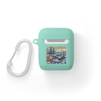 Nautical Patterns AirPods Case Cover