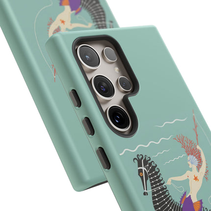 Mermaid on Seahorse Phone Case – Mythic Ocean Grace