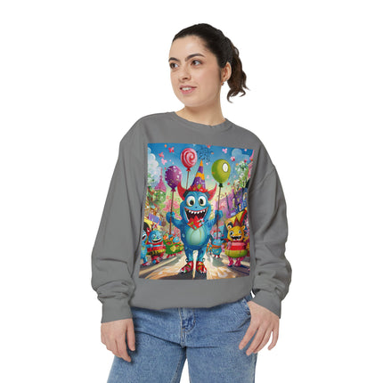 Monster Parade Madness Unisex Garment-Dyed Sweatshirt