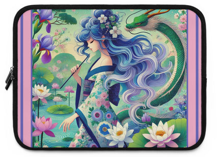 Fairy of the Koi Pond Laptop Sleeve