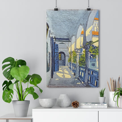 Gallery of a Moroccan Riad by George Gaudion Giclée Art Print