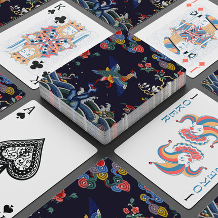 Rank Badge with Duck Mandarin Playing Cards