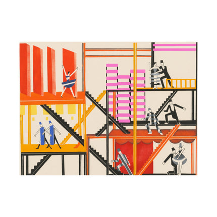 Maquettes de Théatre 4 by Alexandra Exter Premium Matte Horizontal Posters