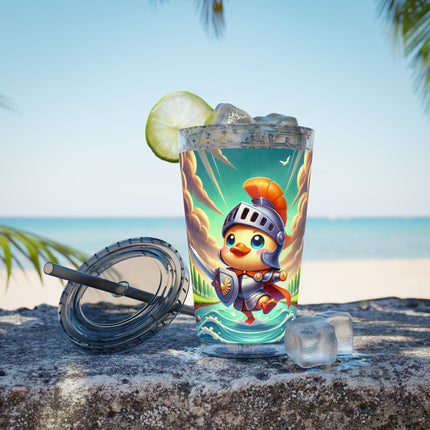 Valiant Duck Sunsplash Tumbler with Straw, 16oz
