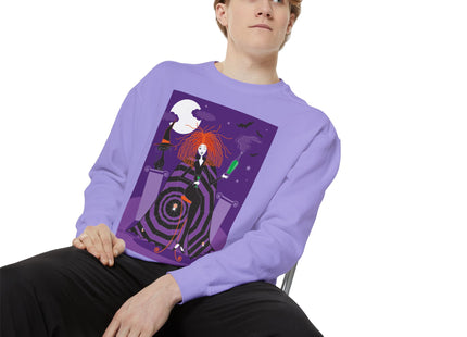 Mystic Elegance Unisex Garment-Dyed Sweatshirt