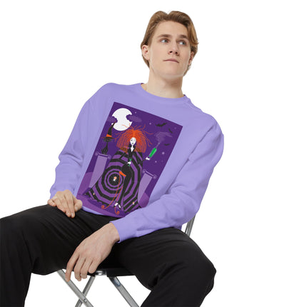 Mystic Elegance Unisex Garment-Dyed Sweatshirt