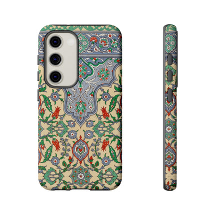 Arabic Art Pattern, Plate by Emile Prisse d’Avennes Phone Cases
