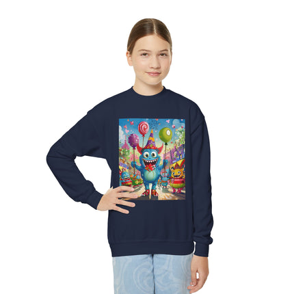 Monster Parade Madness Youth Crewneck Sweatshirt