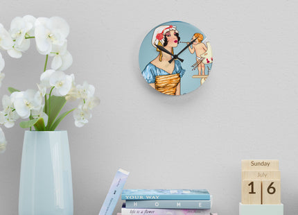 The Enchanting Painter Acrylic Wall Clock