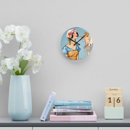 The Enchanting Painter Acrylic Wall Clock