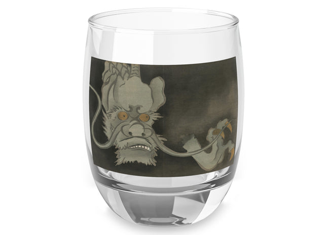 Dragon by Kamisaka Sekka Whiskey Glass