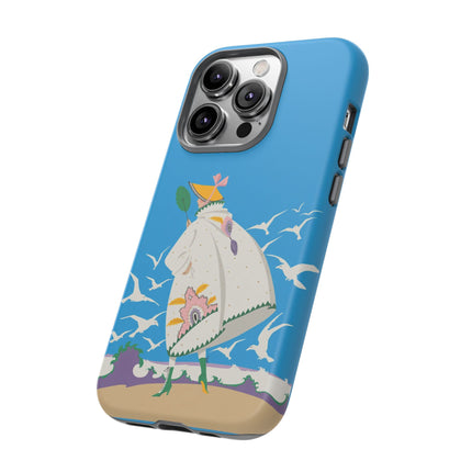Seaside Wanderer Phone Case – Whimsical Charm & Coastal Delight