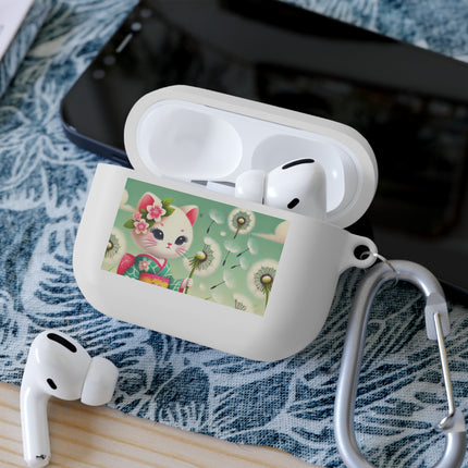 Geisha Kitten and the Dandelion Wish AirPods and AirPods Pro Case