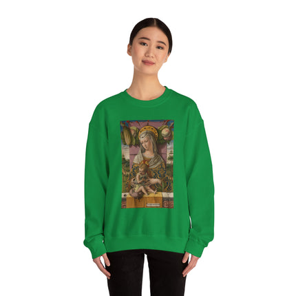 Madonna and Child by Carlo Crivelli Heavy Blend™ Crewneck Sweatshirt