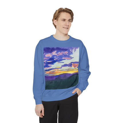Naturstudie XII by Karl Wiener Garment-Dyed Sweatshirt