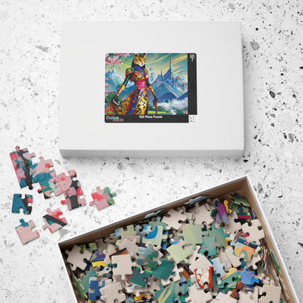 Cyber Cat Glamour Puzzle (110, 252, 520, 1014-piece)