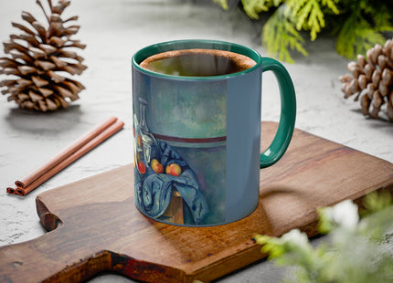 The Peppermint Bottle by Paul Cézanne Colorful Mugs (11oz, 15oz)