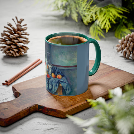 The Peppermint Bottle by Paul Cézanne Colorful Mugs (11oz, 15oz)
