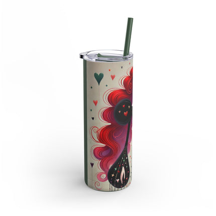 To My Valentine Skinny Matte Tumbler, 20oz