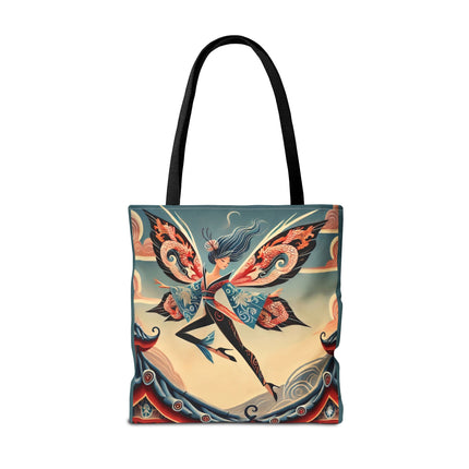 The Dragon Fairy of the Temple Tote Bag – Mythic Grace & Ancient Power