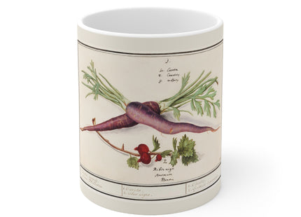 Carrot, Daucus carota and red currant, Ribes rubrum by Anselmus Boëtius de Boodt Ceramic Mug 11oz