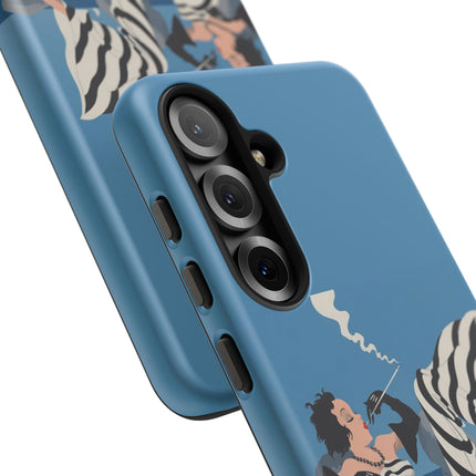 Art Deco Smoker Phone Case – Glamorous Lounging & Timeless Allure