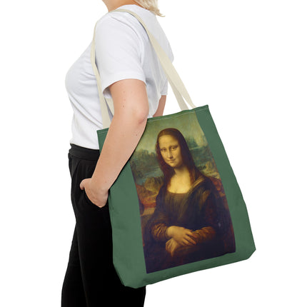 Mona Lisa by Leonardo da Vinci Tote Bag (AOP)