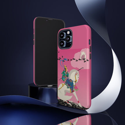 Samurai Princess on the White Steed Phone Case – Epic Grace & Mythic Power